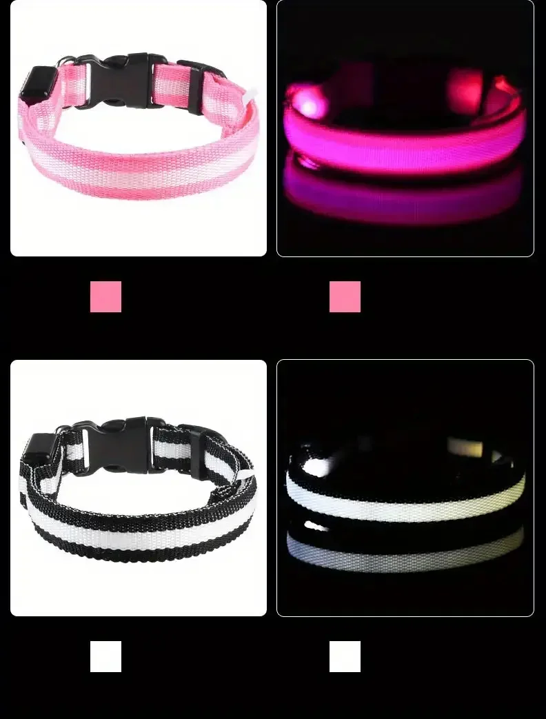 Nylon LED Dog Leash