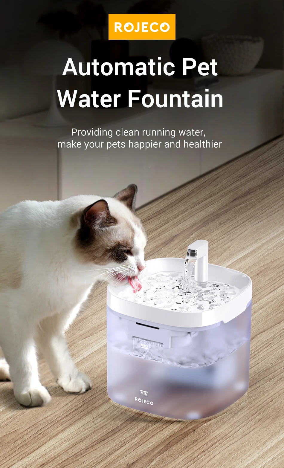 ROJECO Smart Water Fountain