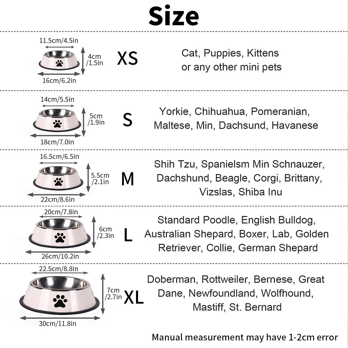 Stainless Steel Pet Bowl